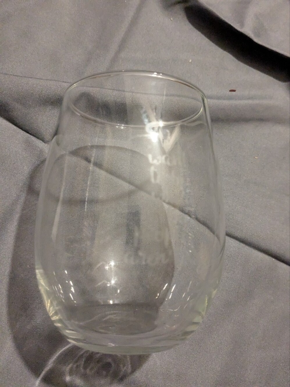 little mermaid Disney funny wine glass